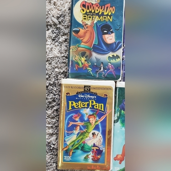 VINTAGE Walt Disney Black Diamond VHS lot of 6 - Picture 3 of 14